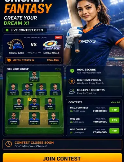Gzbking (g z b series king) fantasy cricket & matchday visual 3